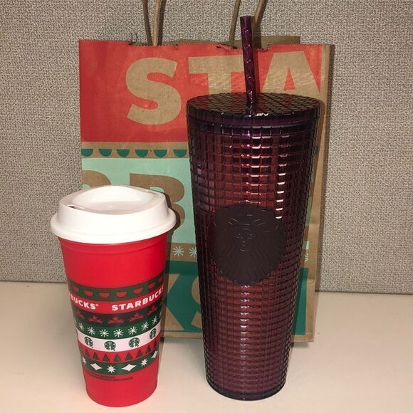 - Starbucks Berry Plum Tumbler Holiday 2020 - Picture 1 of 6